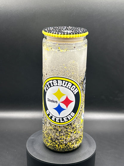 NFL Team Logo 20 oz Snowglobe Tumbler