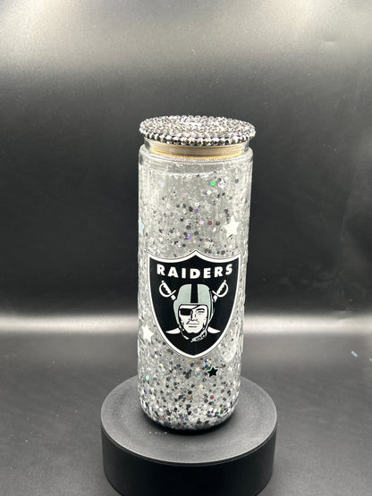 NFL Team Logo 20 oz Snowglobe Tumbler