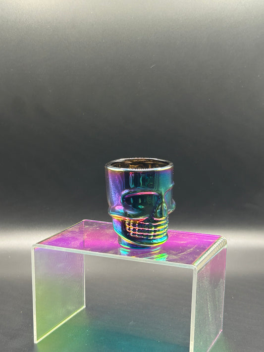 Tiki Skull Rainbow Shotglass