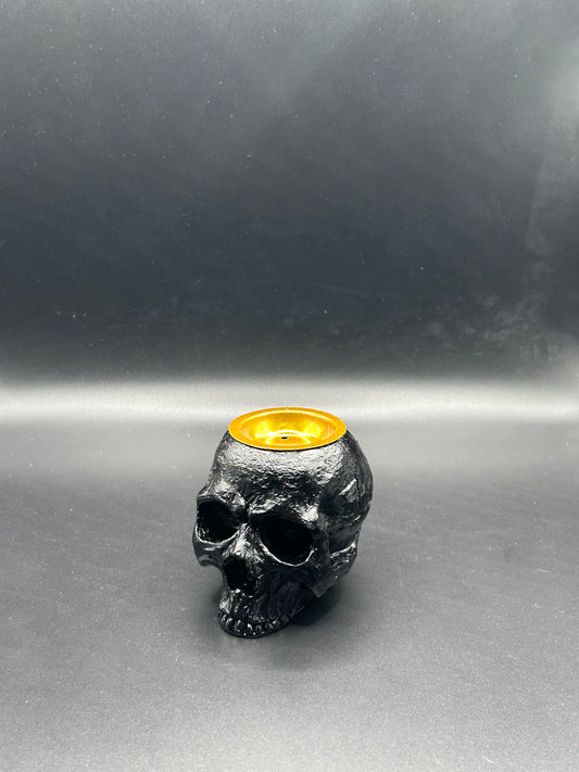 Black Skull Cone Incense Holder